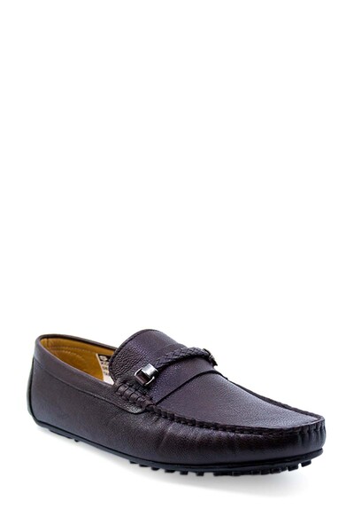 SHAHIN МОКАСИНЫ Мужс. Y-240.4 ROK Тёмно-коричневый