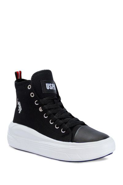 U.S.POLO ASSN. ХАЙТОПЫ Женс. CLEMENTINE TEX 2FX 101098260 Чёрный
