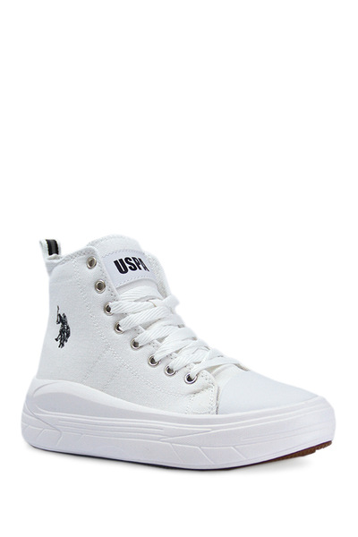 U.S.POLO ASSN. ХАЙТОПЫ Уни. CLEMENTINE TEX 3FX 101299082 Белый