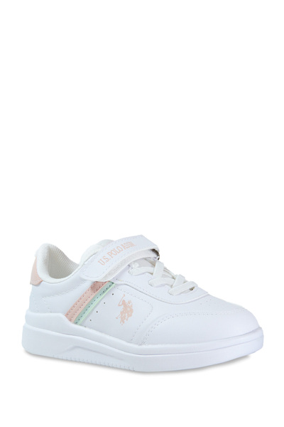 U.S.POLO ASSN. СНИКЕРЫ Девч. BERKELEY JR 3PR 101391430 Белый