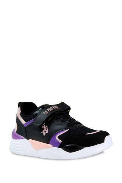 U.S.POLO ASSN. КРОССОВКИ Девч. TERMINAL JR 2PR 101171256 Чёрный