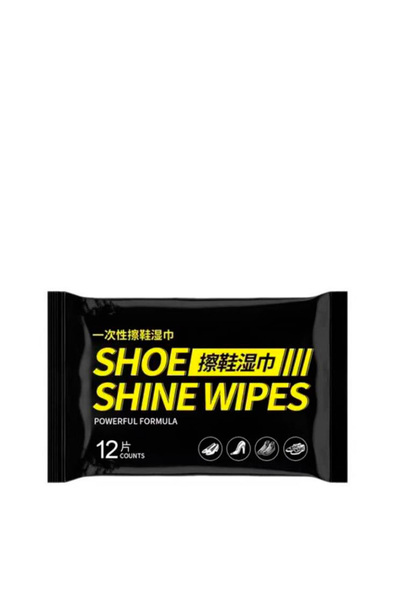 SHOE SHINE WIPES 12 S Прозрачный