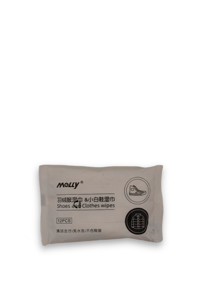 MELLY Shoes and Clothers wipes 12 pcs YXT-15 Прозрачный