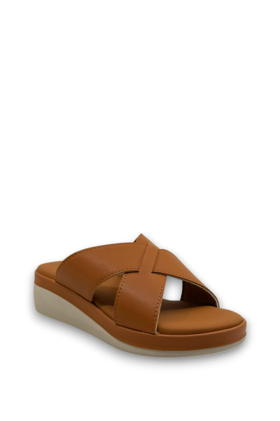 L&L ШЛЁПАНЦЫ Женс. 25Y.201 405.2 Коричневый