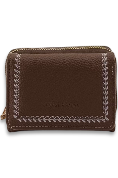 PIERRE  LOUES БУМАЖНИК Женс. PL PY334-49.3 Тёмно-коричневый