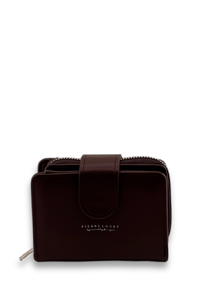 PIERRE  LOUES БУМАЖНИК Женс. PL PY828-56.6 Тёмно-коричневый