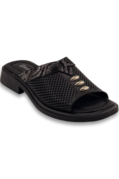 GUERO ШЛЁПАНЦЫ Женс. G395 475 T004 Чёрный