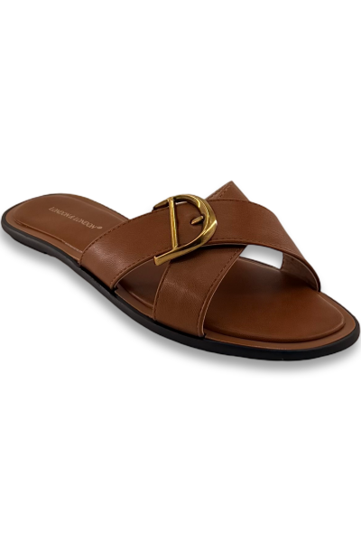 L&L ШЛЁПАНЦЫ Женс. 26Y.610 1173 03 Коричневый