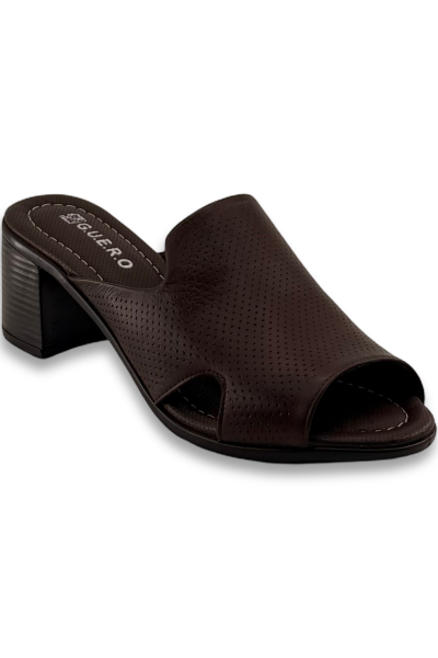 GUERO ШЛЁПАНЦЫ Женс. G395 468-1 T530 R010 Тёмно-коричневый