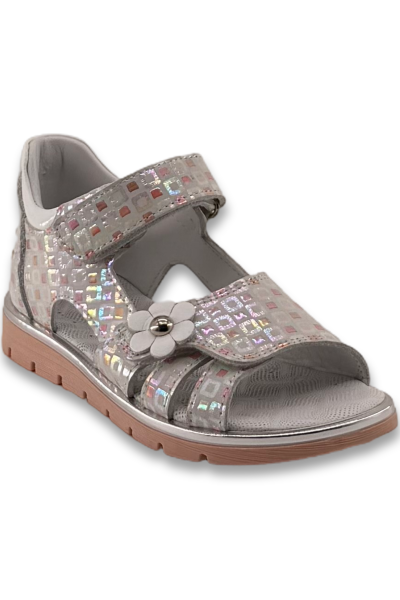 DALTON БОСОНОЖКИ Девч. DLT 213 01 PTK Серебристый